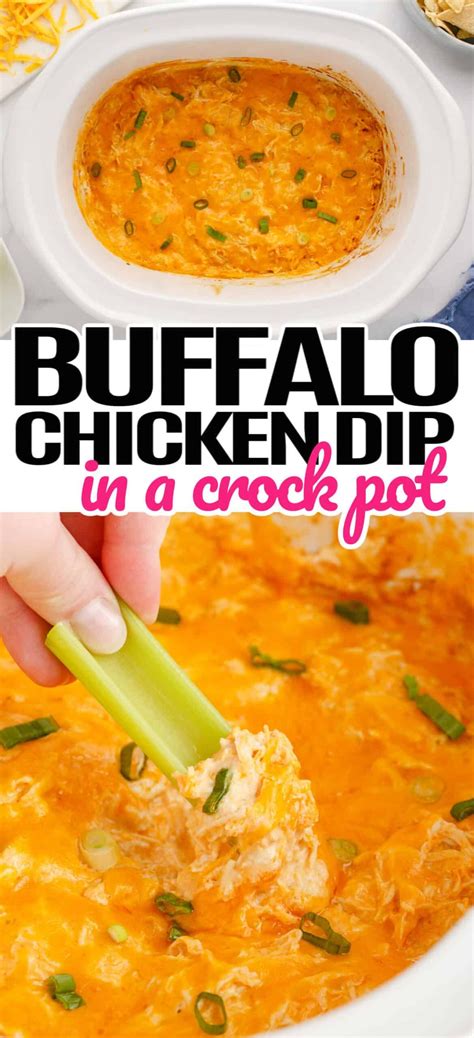 Five-ingredient crock pot Buffalo Dip has the mouthwatering perfection ...