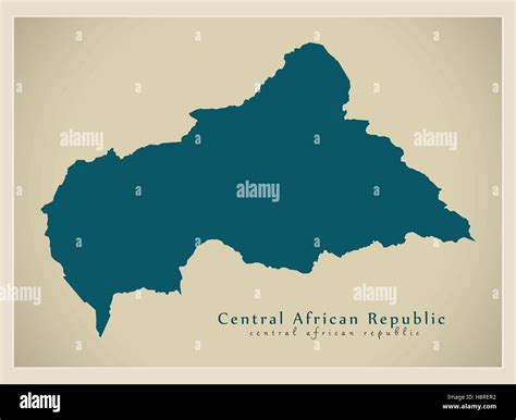 Map of central african hi-res stock photography and images - Alamy