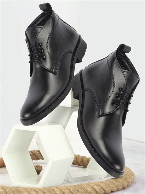 Shop Lace Up Boots With TPR Welted Sole | Fausto