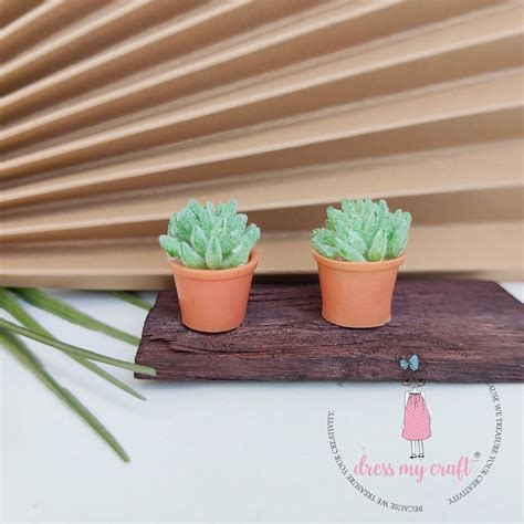 Miniature Succulent Flower Pot – CRAFTERS CORNER