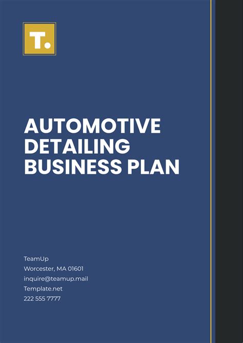 Free Car Wash Business Plan Templates, Editable and Printable