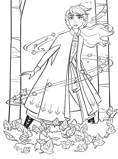 Anna Frozen 2 Coloring Coloring Pages