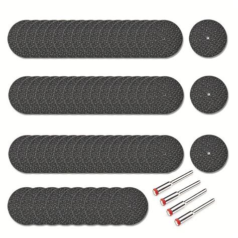 Diamond Coated Wheels 10-Pack 25mm Diamond Cutting Wheels With Mandrels ...