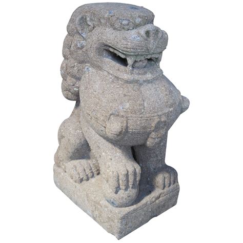 Large Brass Foo Lions at 1stDibs