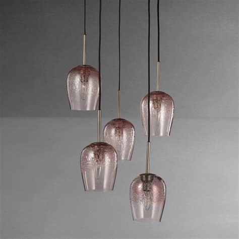 John Lewis & Partners Olmedo 5 Pendant Bubble Glass Cluster Ceiling Light