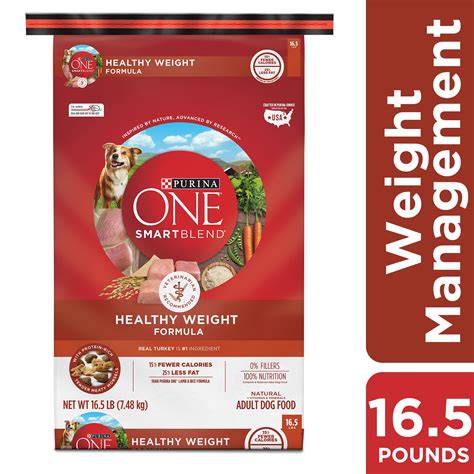Purina ONE Weight Management, Natural Dry Dog Food, SmartBlend Healthy ...