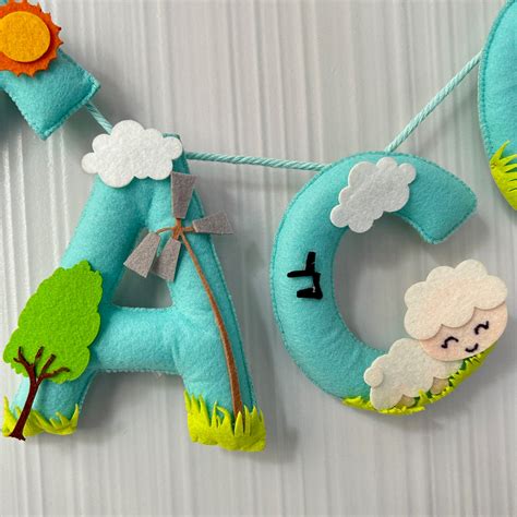 Personalised Name Bunting/Garland | Bob the Scarecrow – mumma.com
