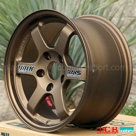 Rays Volk Racing TE37 Wheels 15X8 5X114.3 +35 Offset Bronze