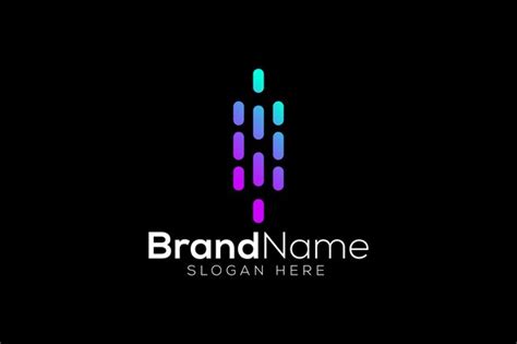 Technology Logo Design Vector Black/Color 的图像结果