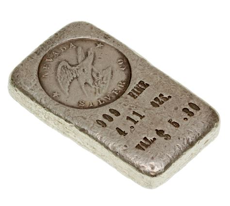 NV, Rawhide-Mineral County-Nevada Silver Co. Ingot