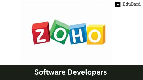 Zoho - Hiring as Software Developers, Apply Now!