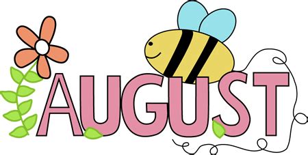 August Clip Art - August Images - Month of August Clip Art