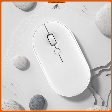 Portable Easy Carry Slim Pebble 2.4G Wireless Mouse With USB -Silent ...