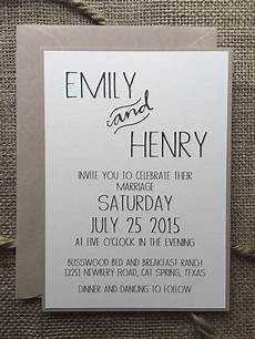 Basic Wedding Invitation Wording by 92 Inexpensive Simple Wedding Invitations Ideas Wedding Basic Wedding Invitation Wording
