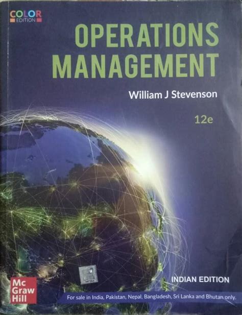 OPERATIONS MANAGEMENT , William J Stevenson ,12edition: Buy OPERATIONS ...