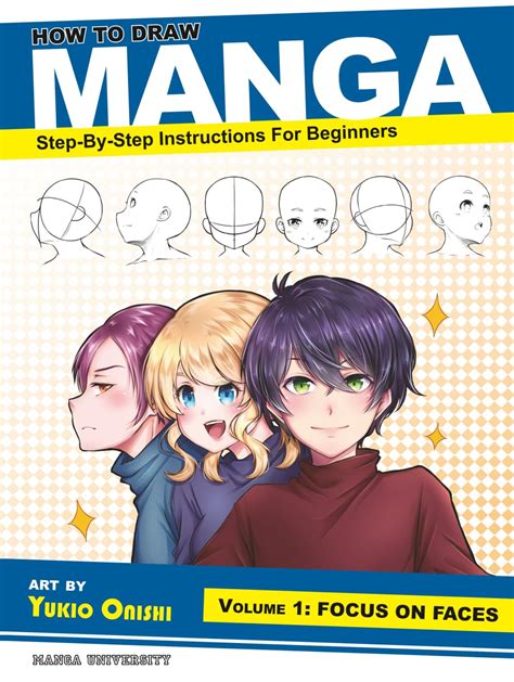 How To Draw Manga Focus On Faces Step By Step | Desertcart INDIA