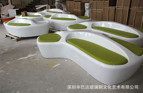 湖北鄂州商场定制海盛创意玻璃钢休闲椅系列 - 深圳市海盛玻璃钢有限公司