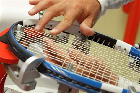 Image result for Tennis Rackets Getting Stringed