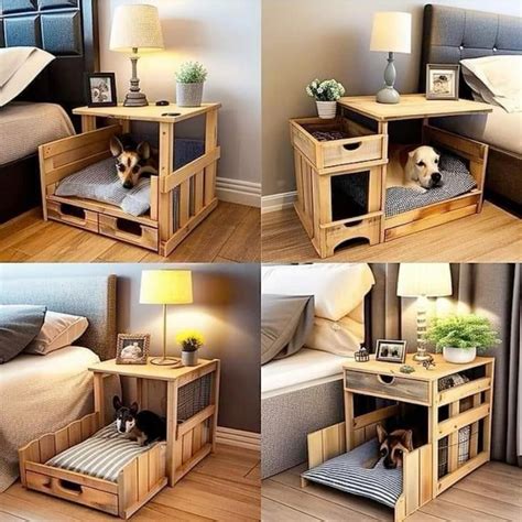 Weekend diy project how to make side tables into dog beds – Artofit