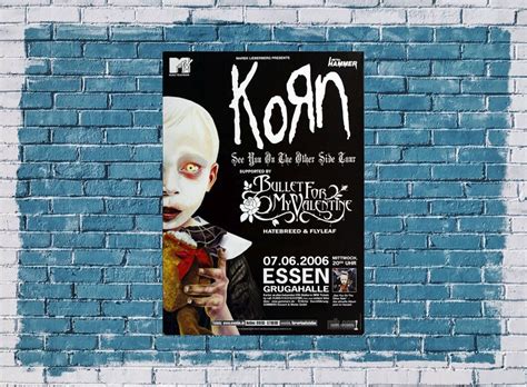 Korn - Hatebreed Flyleaf, Essen 2006 - Konzertplakat, £ 25.91