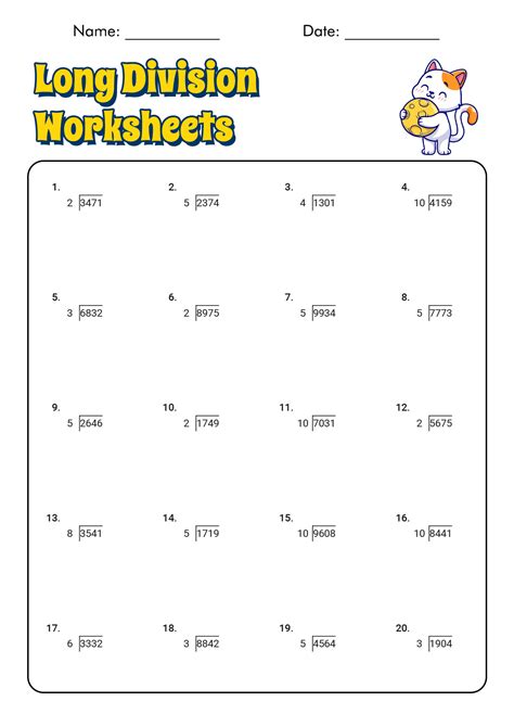 14 Long Division Worksheets 6th Grade - Free PDF at worksheeto.com