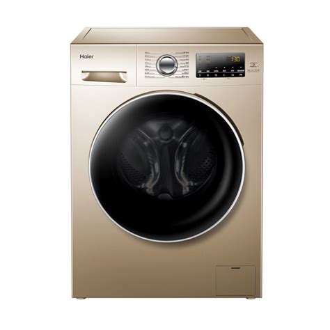海尔（haier）10公斤洗衣机全自动变频滚筒洗衣机 一级能效大容量家用高温消毒洗G100818系列 琥珀金-中关村在线值买