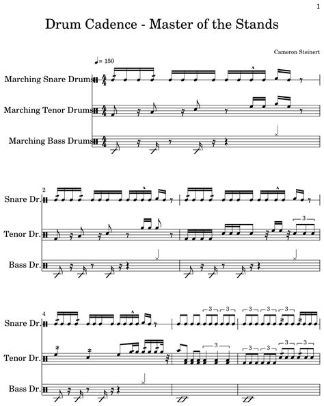 Marching Drum Cadence at Gloria Vincent blog