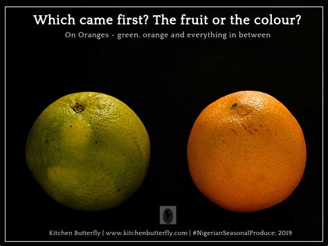 Orange - Which Came First? The Fruit or the Colour? - Kitchen Butterfly