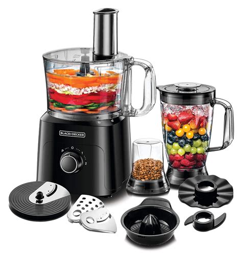 Buy BLACK & DECKER 5-in-1 Food Processor, 750W, 2L Processing , 1.8L ...