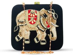 MaFs Casual Black Clutch Black - Price in India | Flipkart.com