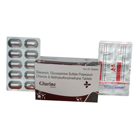 Glurine - Diacerein, Glucosamine Sulfate Potassium Chloride ...