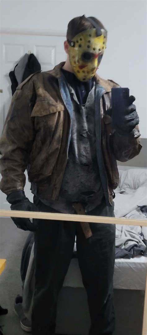 Jason Voorhees. Threw together some old clothes and roughed them up a ...