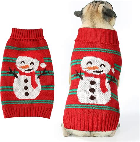 Christmas Dog Sweaters for Small Medium Dogs Girl, Soft Warm Pup Dogs ...