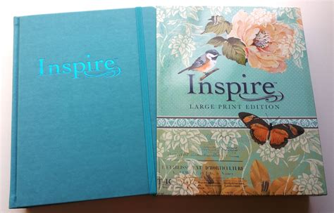 Inspire Bible Large Print NLT – Review & Giveaway | Create With Joy