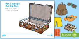 Empty Suitcase Worksheet - Teaching Resources (teacher made)