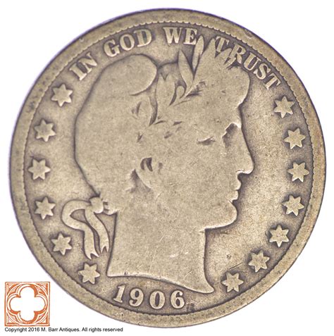 1906 Barber Silver Half Dollar | Property Room