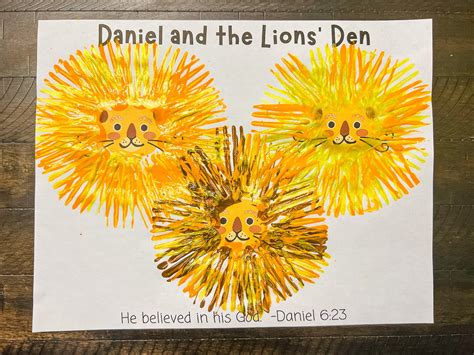 Bible Stories, Daniel in the Lions Den, Bible Story Craft, Children's ...