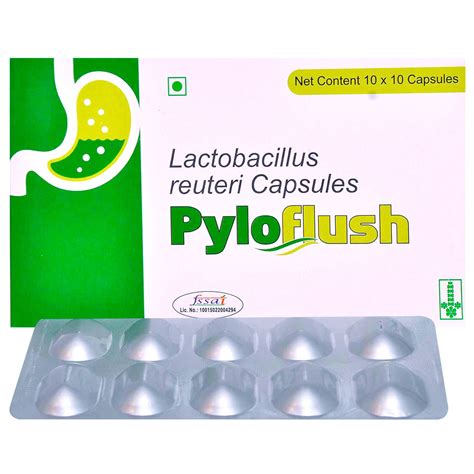 Pyloflush Capsule | Uses, Side Effects, Price | Apollo Pharmacy