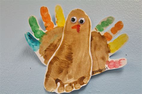 Turkey Handprint And Footprint Craft at Russell Gaylord blog