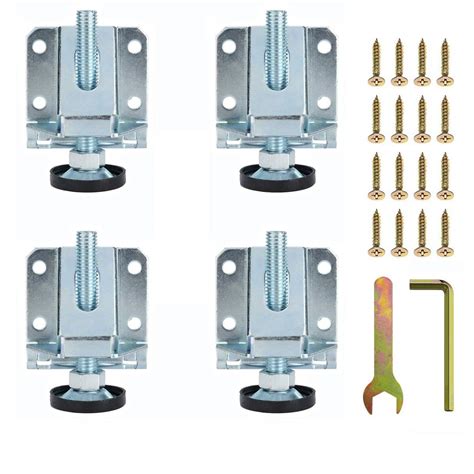 Iceyon Leg Leveler, Heavy Duty Furniture Leveling Feet Adjustable for ...