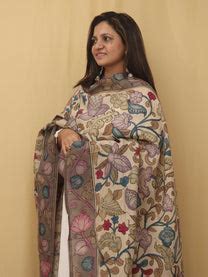 Stylish Multicolor Kalamkari Silk Dupatta: Elevate Your Fashion Game