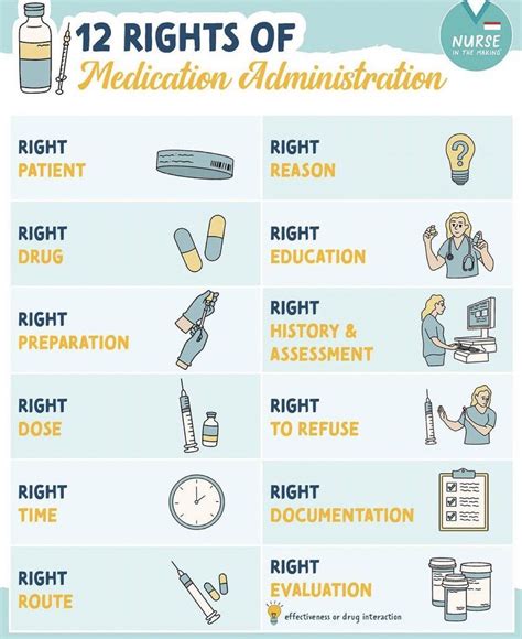 Rights of medication administration – Artofit