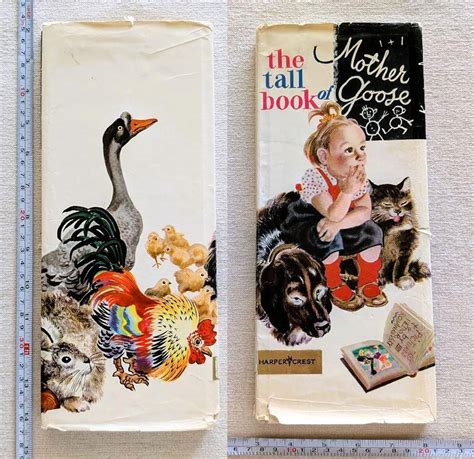 Vintage the Tall Book of Mother GOOSE Children's Book Nursery Rhymes ...