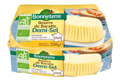Beurre de Baratte demi-sel bio - Bonneterre