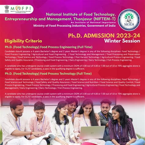 Ph. D - NIFTEM-T