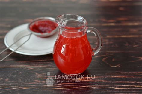 Морс без варки (из замороженной клюквы) — рецепт с фото пошагово