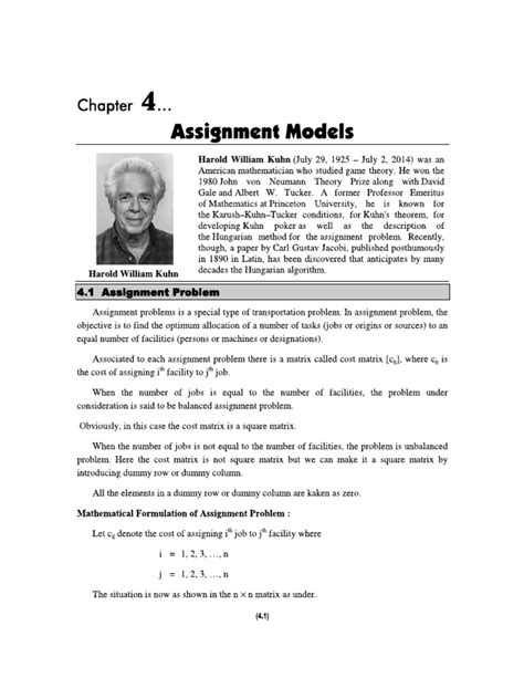Image result for Types of Assignment Problems