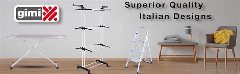 Gimi Alucom Aluminium & Steel Dryer Stand, Silver : Amazon.in: Home ...