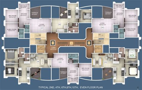 Bokhara Orient Palace at Handewadi by Bokhara Buildtech - Floor Plans ...