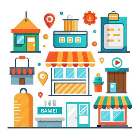 Samll Shop Vector Image 的图像结果